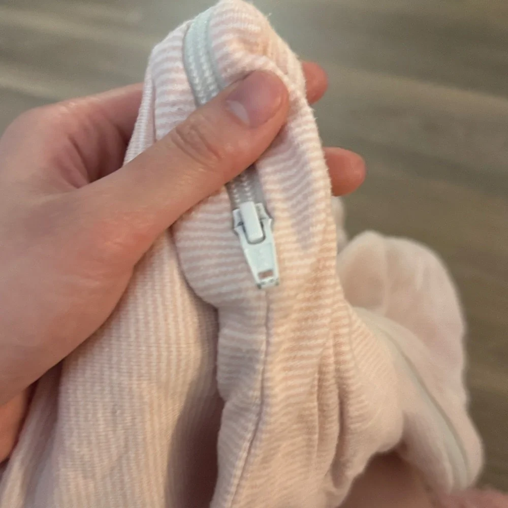 Mori Clever Year Round Sleep Sack 0.5 TOG pink stripes - 2m-2T